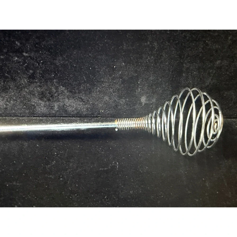 Vintage Kitchen‎ Utensil Set Melamine Ladle Whisk Slotted Spoon Stainless Steel
